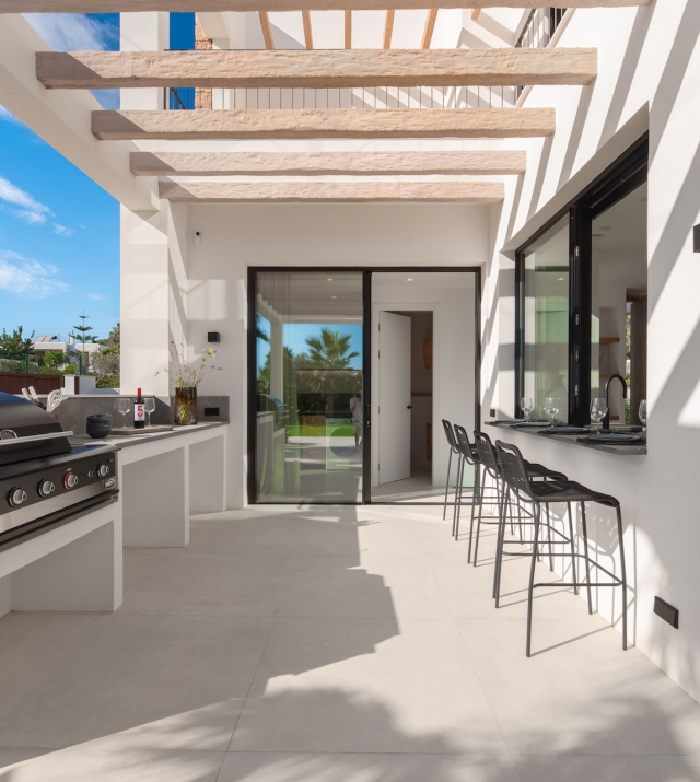 Resa Estates villa sant Jordi modern Ibiza for sale exterior bbq.jpg
